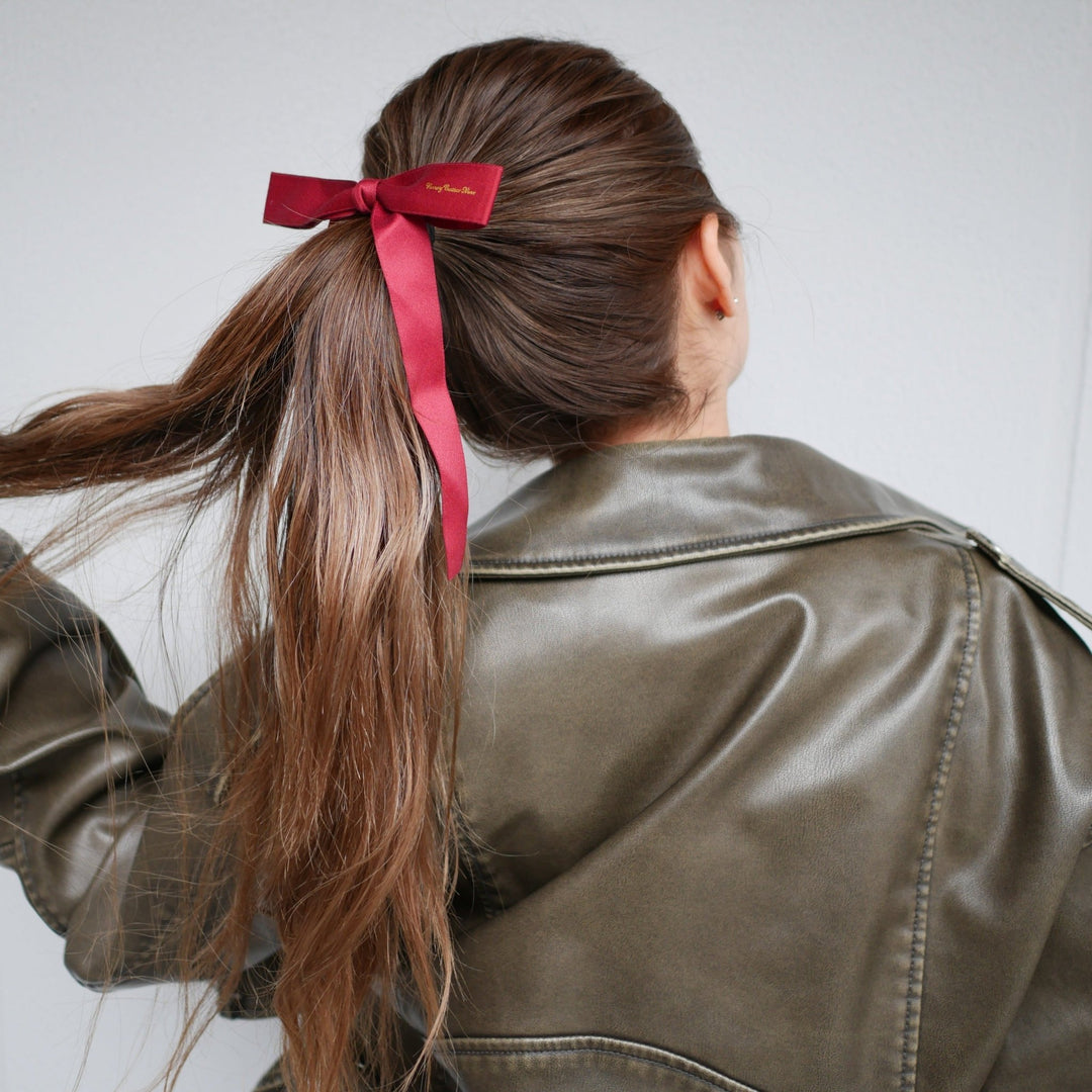 Ribbon hair tie - 𝐇𝐨𝐧𝐞𝐲 𝐁𝐮𝐭𝐭𝐞𝐫 𝐍𝐢𝐧𝐞
