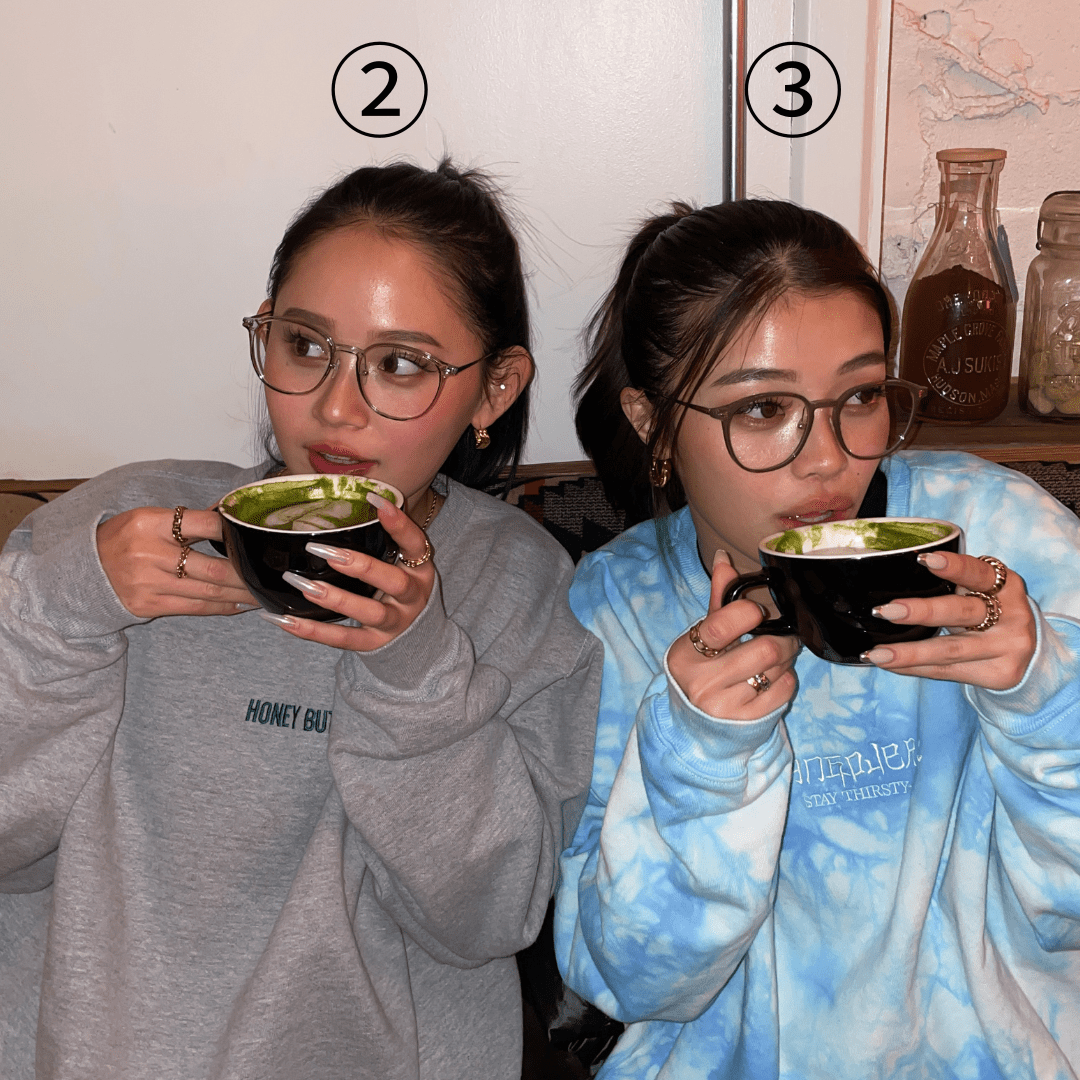 Sharp flame glasses(ﾌﾞﾙｰﾗｲﾄｶｯﾄ付) - 𝐇𝐨𝐧𝐞𝐲 𝐁𝐮𝐭𝐭𝐞𝐫 𝐍𝐢𝐧𝐞