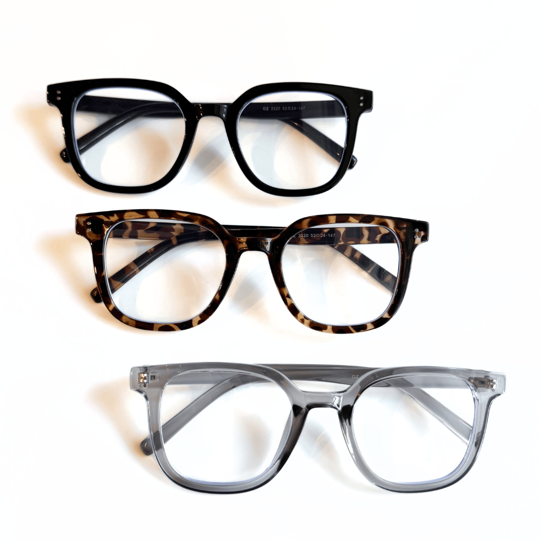 Square clear glasses - 𝐇𝐨𝐧𝐞𝐲 𝐁𝐮𝐭𝐭𝐞𝐫 𝐍𝐢𝐧𝐞